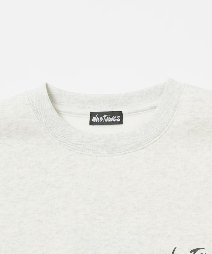 WILD THINGS×FREAK'S STORE / 貓咪圖騰圓領衫（日本聯名限定）