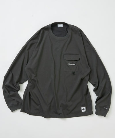 Columbia×FREAK'S STORE／別注口袋 長袖T恤