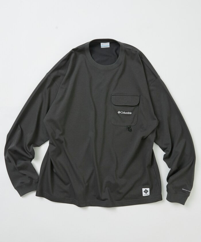 Columbia×FREAK'S STORE／別注口袋 長袖T恤