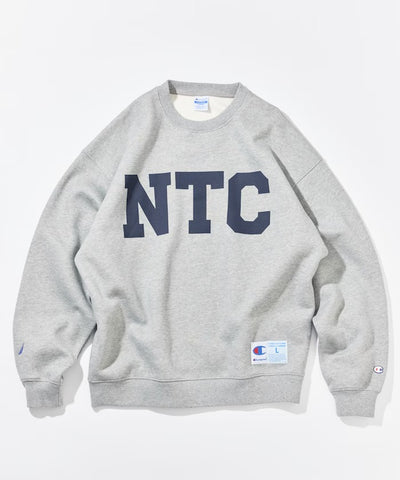 Champion × NAUTICA／日本聯名限定 刷毛 圓領衫