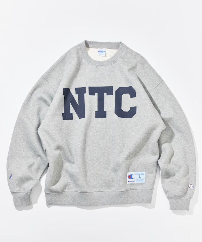 Champion × NAUTICA／日本聯名限定 刷毛 圓領衫