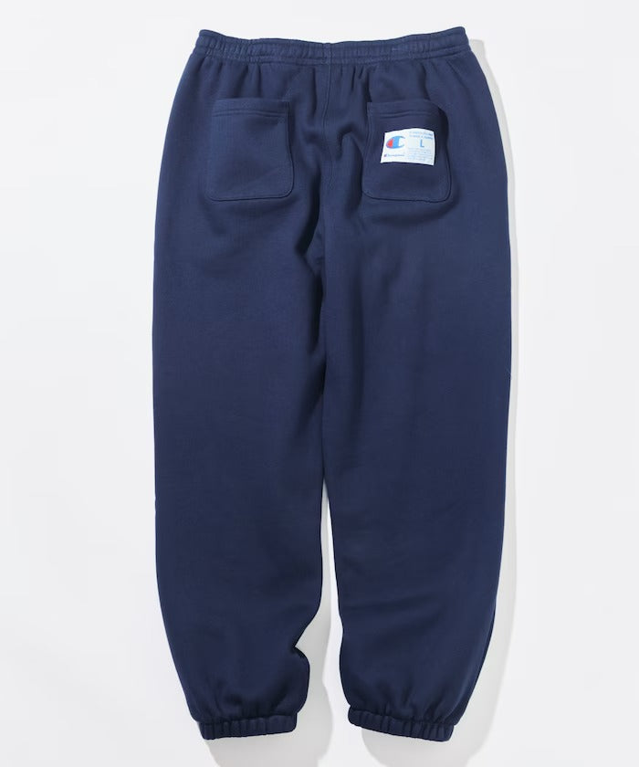 Champion × NAUTICA／日本聯名限定  刺繡刷毛長褲