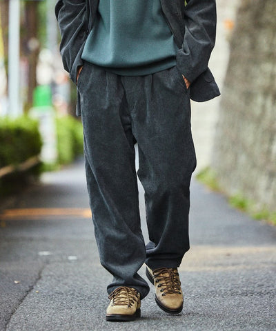 FREAK'S STORE／寬鬆版燈芯絨兩釦西裝外套套裝 Fabric by SOLOTEX(R)