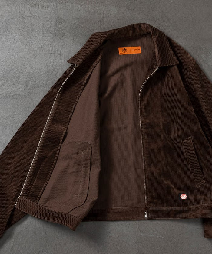 RED KAP × FREAK'S STORE／日本聯名限定 SMU JK-22 SHORT LENGTH 拉鍊燈芯絨工裝外套
