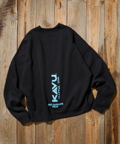 KAVU × FREAK'S STORE / 直式標誌 圓領衫（日本聯名限定）