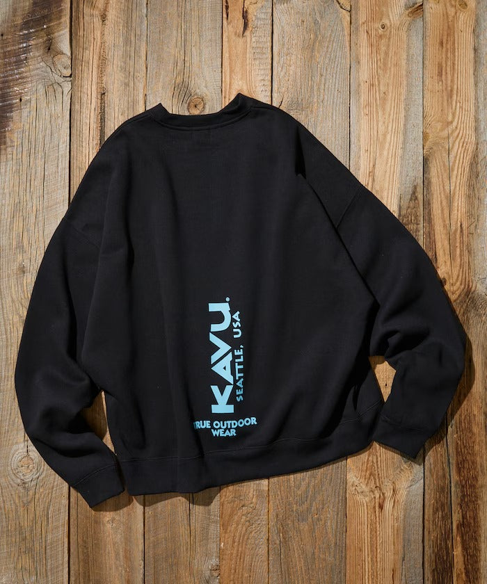 KAVU × FREAK'S STORE / 直式標誌 圓領衫（日本聯名限定）