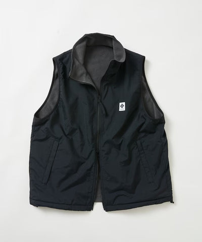 Columbia × FREAK'S STORE／日本聯名限定 雙面穿刷毛 立領背心