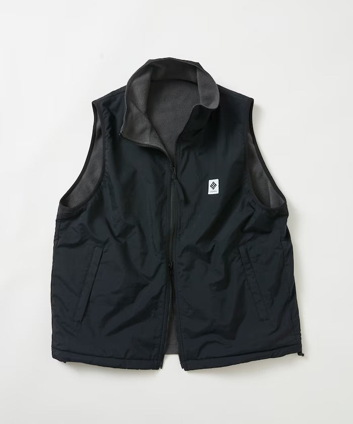 Columbia × FREAK'S STORE／日本聯名限定 雙面穿刷毛 立領背心