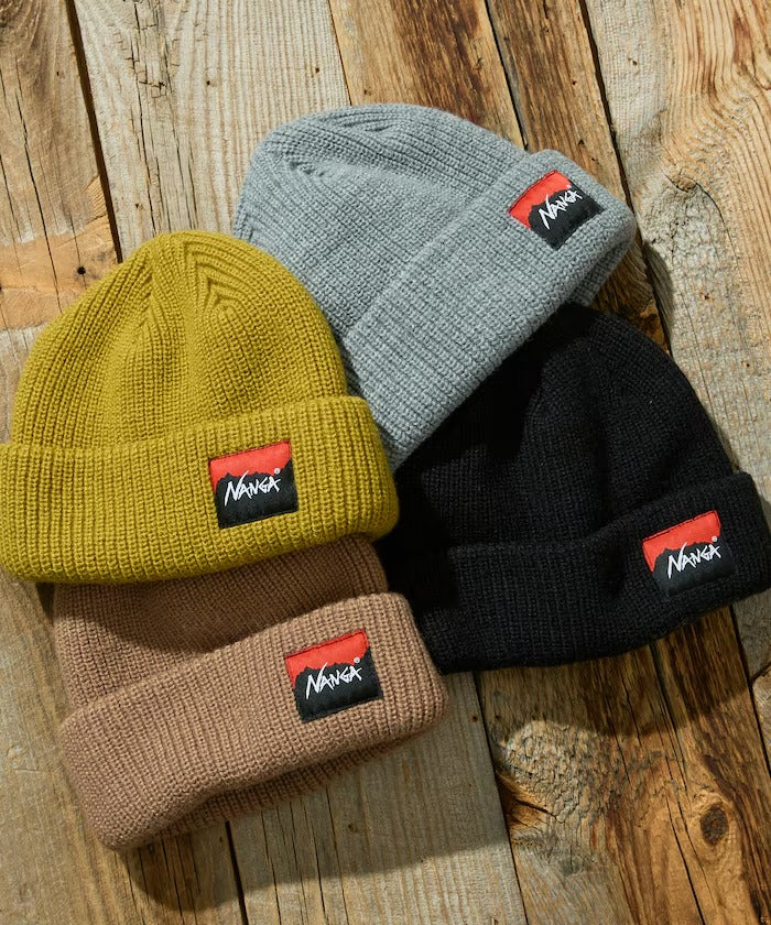 NANGA / BOX LOGO 立體毛線帽