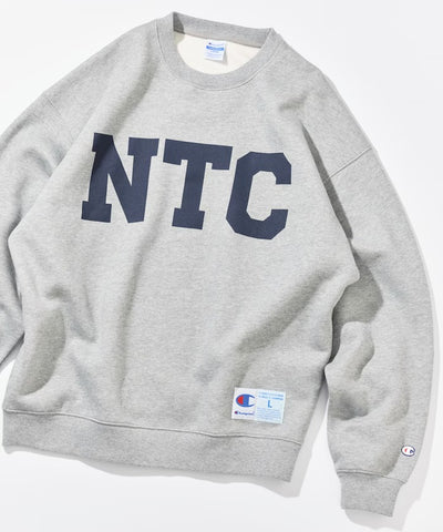 Champion × NAUTICA／日本聯名限定 刷毛 圓領衫
