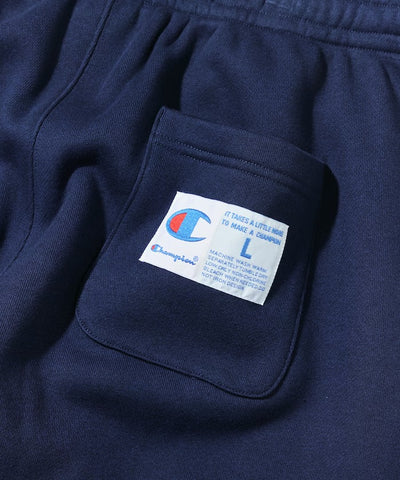 Champion × NAUTICA／日本聯名限定  刺繡刷毛長褲