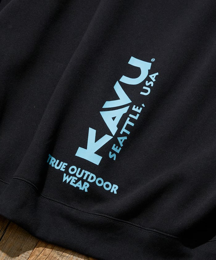 KAVU × FREAK'S STORE / 直式標誌 圓領衫（日本聯名限定）