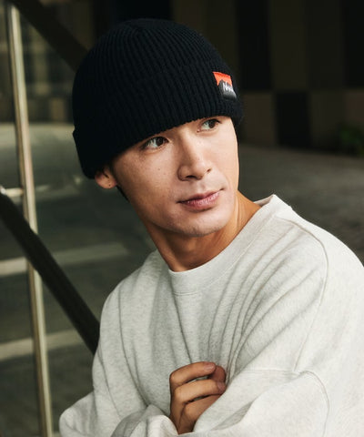 NANGA / BOX LOGO 立體毛線帽