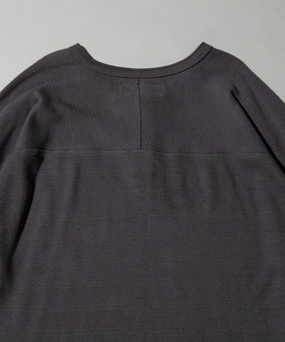 RED KAP × FREAK'S STORE / 日本聯名限定 亨利領 華夫格 長袖T恤