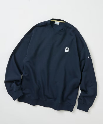 Columbia×FREAK'S STORE／別注 刺繡小LOGO 圓領衫