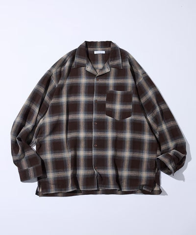FREAK'S STORE / 漸層格紋 長袖襯衫