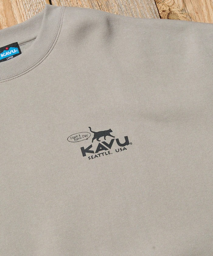 KAVU × FREAK'S STORE / 貓掌圖案 圓領衫（日本聯名限定）
