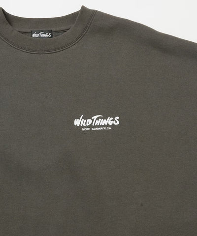 WILD THINGS×FREAK'S STORE / 貓咪圖騰圓領衫（日本聯名限定）