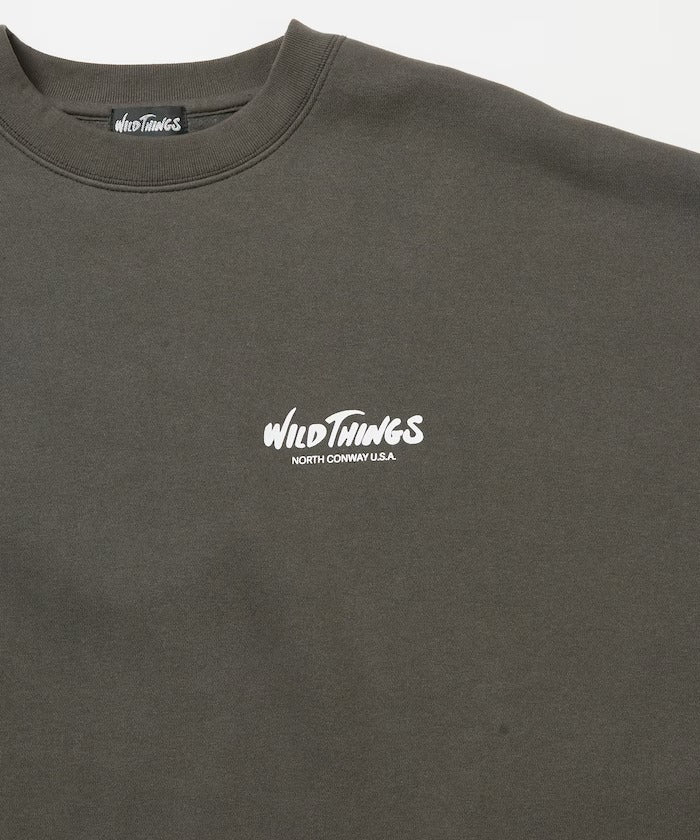 WILD THINGS×FREAK'S STORE / 貓咪圖騰圓領衫（日本聯名限定）