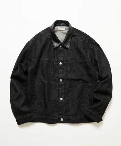 FREAK'S STORE / 限定異材質領 牛仔外套
