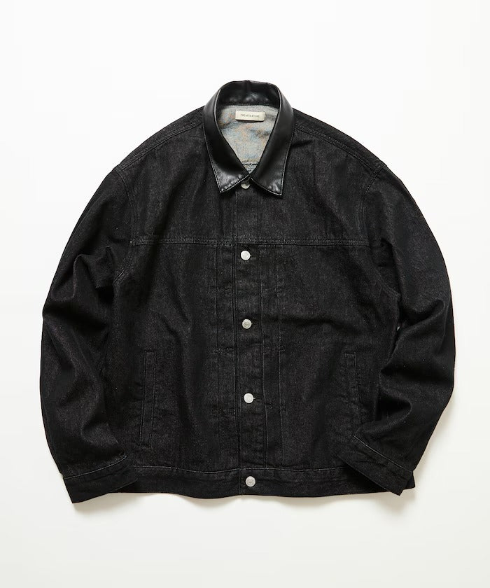 FREAK'S STORE / 限定異材質領 牛仔外套