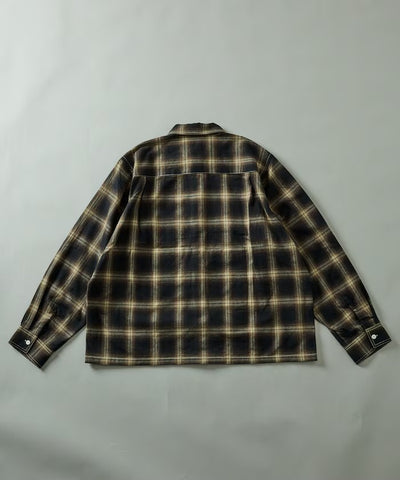 RED KAP × FREAK'S STORE / 別注短版 法蘭絨 長袖工作襯衫