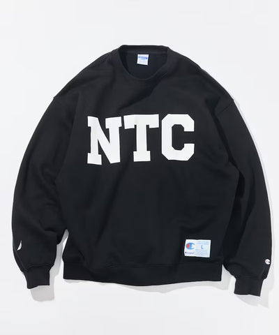 Champion × NAUTICA／日本聯名限定 刷毛 圓領衫