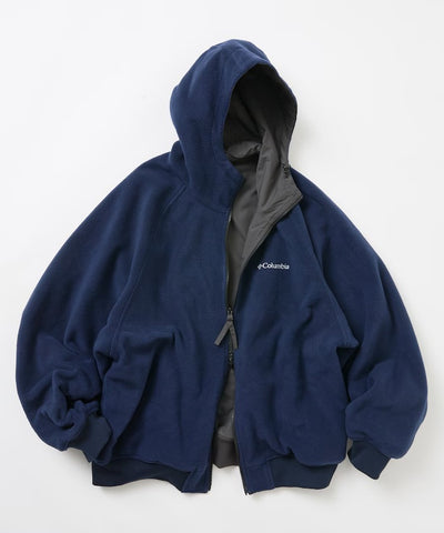 Columbia × FREAK'S STORE／日本聯名限定 雙面穿刷毛連帽外套