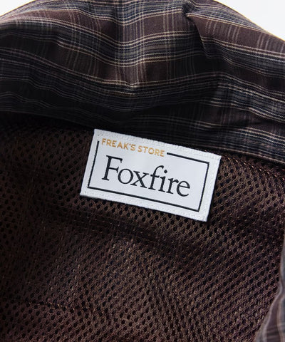 Foxfire × FREAK'S STORE／格紋口袋長袖釣魚襯衫（日本聯名限定）