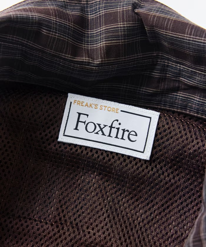 Foxfire × FREAK'S STORE／格紋口袋長袖釣魚襯衫（日本聯名限定）