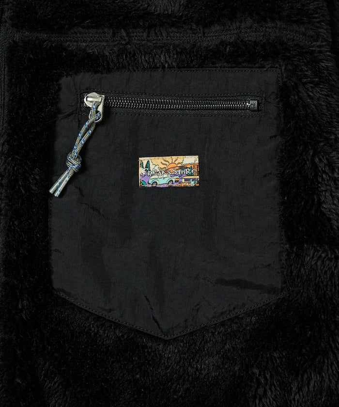 FREAK'S STORE / 雙面穿尼龍刷毛短版外套