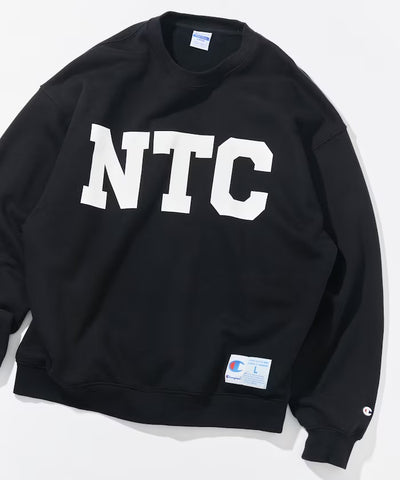 Champion × NAUTICA／日本聯名限定 刷毛 圓領衫