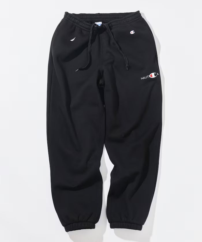Champion × NAUTICA／日本聯名限定  刺繡刷毛長褲