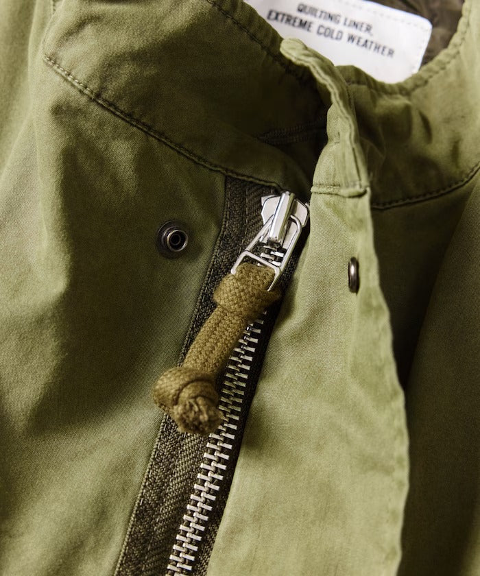 FREAK'S STORE / 做舊褪色3WAY M-65鋪棉內裡兩件式短版軍裝外套組（26FW）