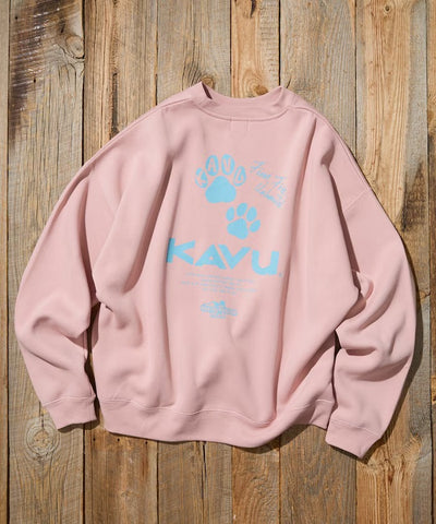 KAVU × FREAK'S STORE / 貓掌圖案 圓領衫（日本聯名限定）
