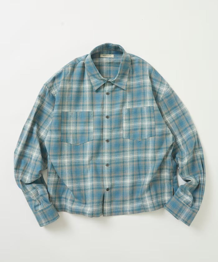 FREAK'S STORE / 限定漸層格紋短版襯衫