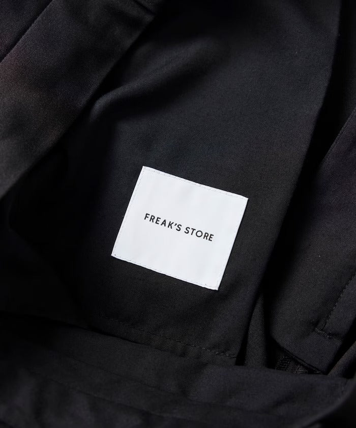 FREAK'S STORE／木桶型輪廓寬版西裝褲