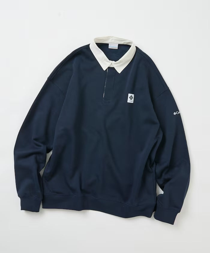 Columbia×FREAK'S STORE／別注 小LOGO 長袖橄欖球衫