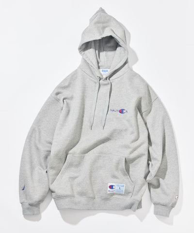 Champion × NAUTICA／日本聯名限定 刺繡刷毛連帽外套