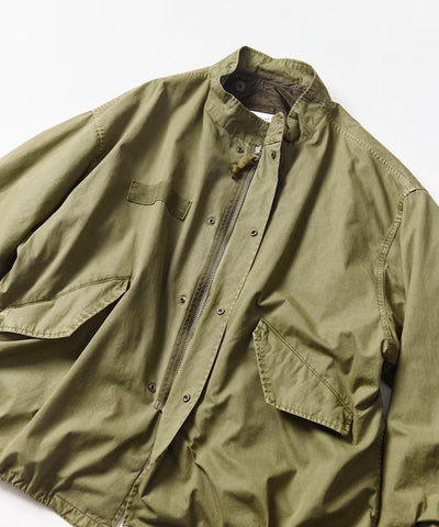 FREAK'S STORE / 褪色加工3WAY M-65短版軍裝外套＆鋪棉內裡組（26FW）