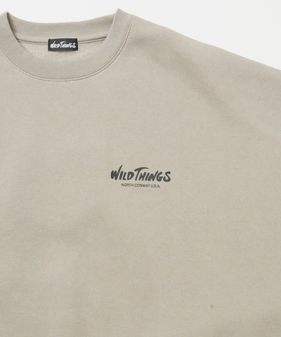 WILD THINGS×FREAK'S STORE / 貓咪圖騰圓領衫（日本聯名限定）