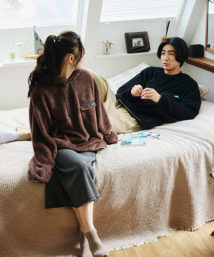 KAVU × FREAK'S STORE / 長毛絨刷毛 圓領衫（日本聯名限定）