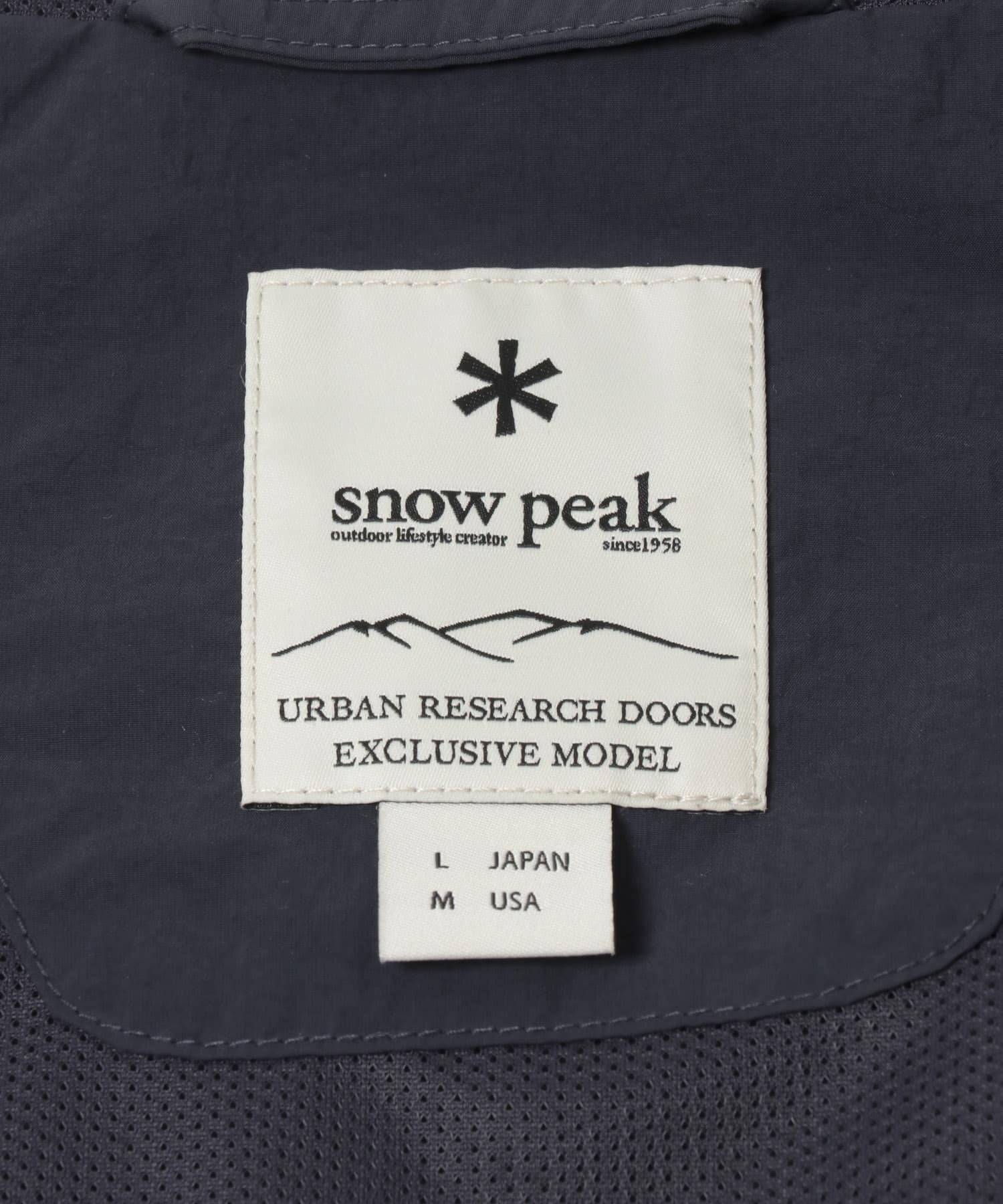 Snow Peak Apparel × DOORS / 日本聯名限定 尼龍潑水連帽外套