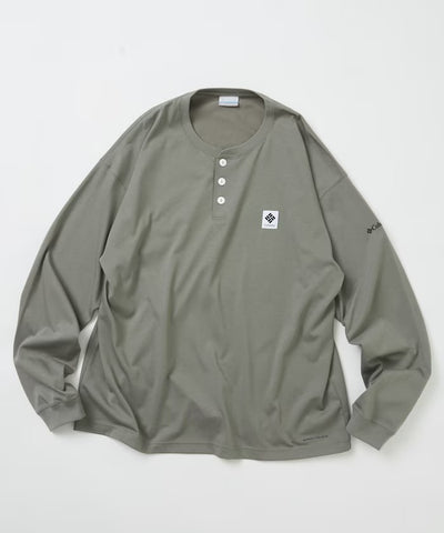 Columbia×FREAK'S STORE／別注亨利領 長袖T恤