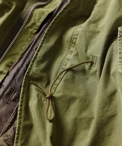 FREAK'S STORE / 做舊褪色3WAY M-65鋪棉內裡兩件式短版軍裝外套組（26FW）