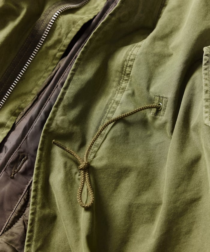 FREAK'S STORE / 做舊褪色3WAY M-65鋪棉內裡兩件式短版軍裝外套組（26FW）