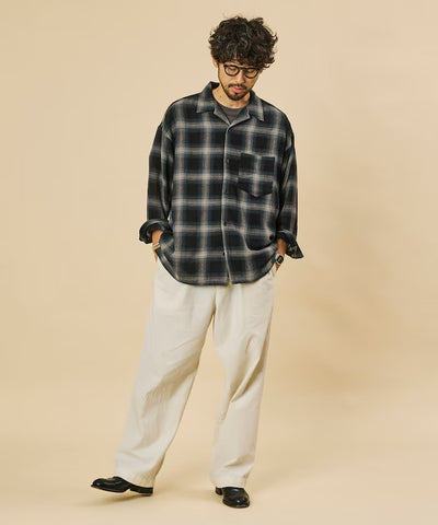 FREAK'S STORE / 漸層格紋 長袖襯衫