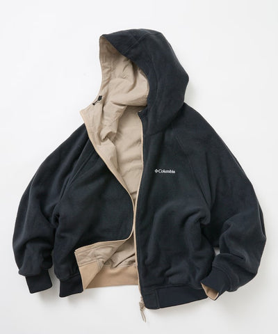 Columbia × FREAK'S STORE／日本聯名限定 雙面穿刷毛連帽外套