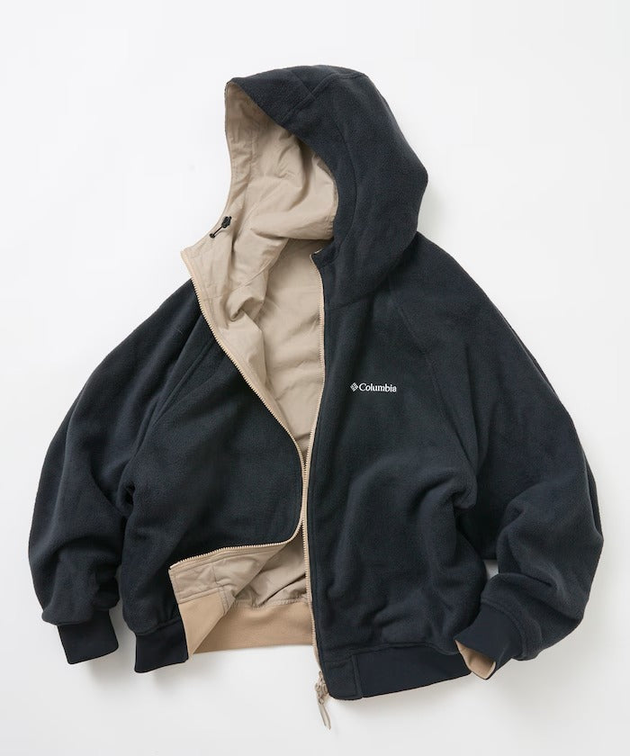 Columbia × FREAK'S STORE／日本聯名限定 雙面穿刷毛連帽外套