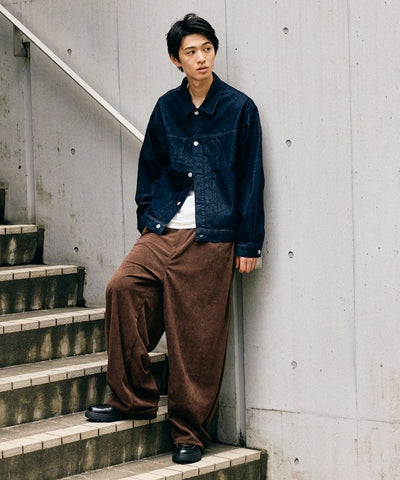 FREAK'S STORE / 限定異材質領 牛仔外套